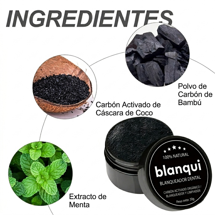 BLANQUI - Polvo Blanqueador Dental Premium